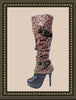Shoe Dazzle boots - fun and comfy- size 7.5 (b)