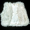 Chelsea and Violet  beautiful white  fluffy vest size -  lg (b)