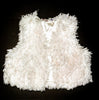 Chelsea and Violet  beautiful white  fluffy vest size -  lg (b)