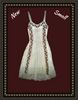 Chelsea and Violet -  high low embroidered dress  -  size small*