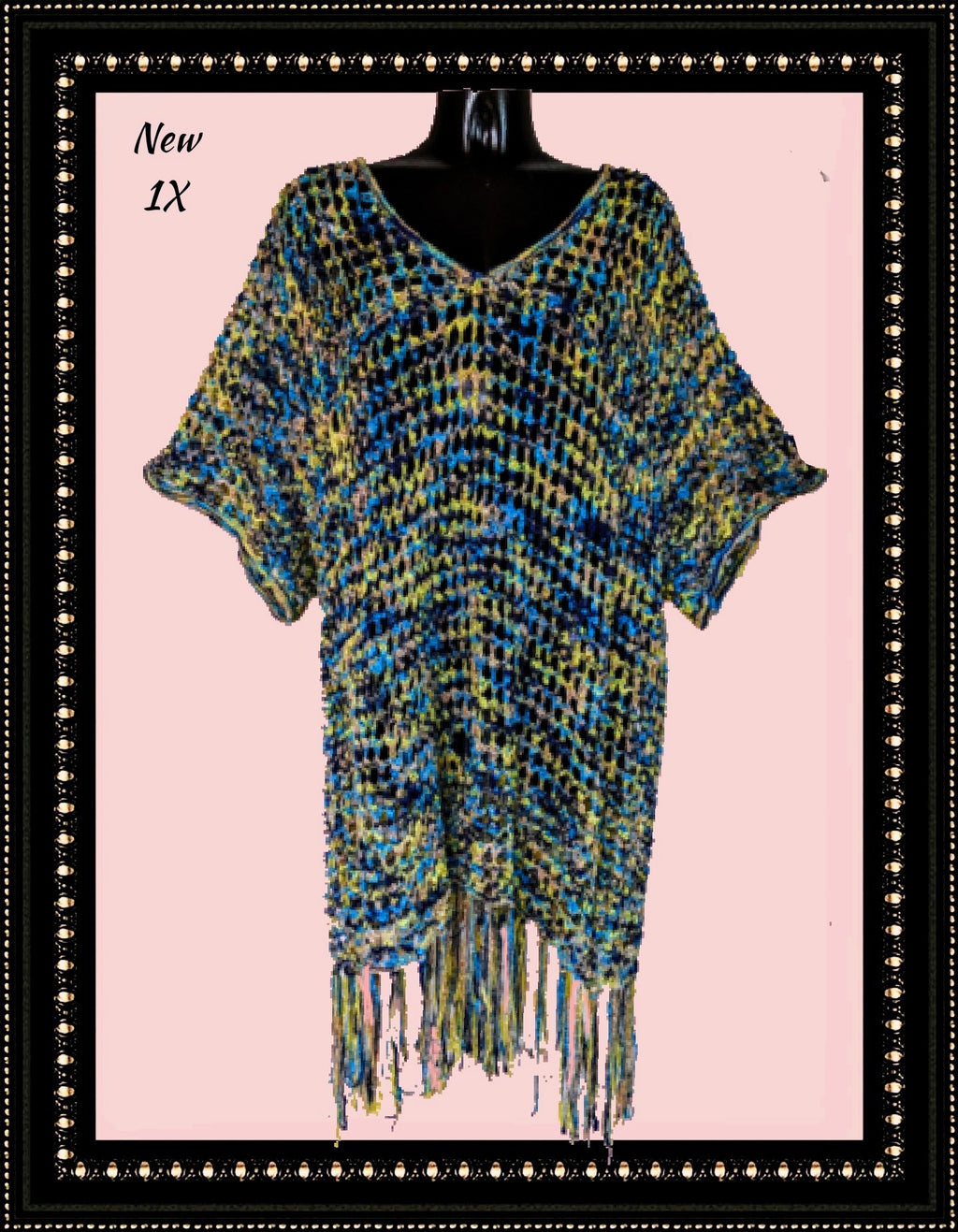 A Miles fringed knit wrap - beautiful! (p*)