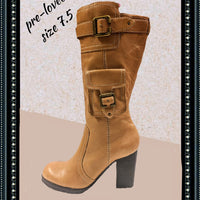 Report leather boots size 7.5 (b)