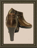 Chaps ankle booties - adorable - size 6 (b)