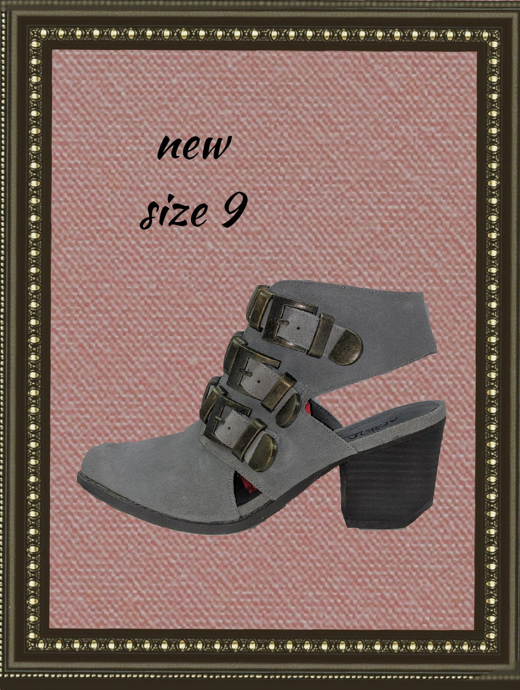 NYLA suede shoe/boot - beautiful- size 9 (b)
