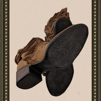 Faded Glory fringe shoes-  cute - size 9 (b)
