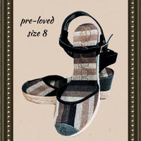 Sugar sandals - so cute and comfy - size 8 (b)