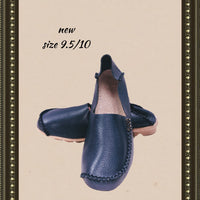Unbranded leather slip-on shoes - so cute and comfy! - size 9.5/10 (b)